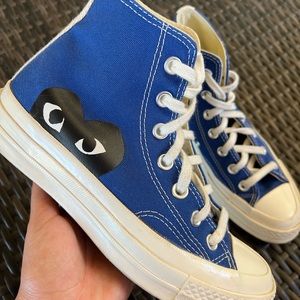 CDG x Converse men 4 women’s 6 BLUE